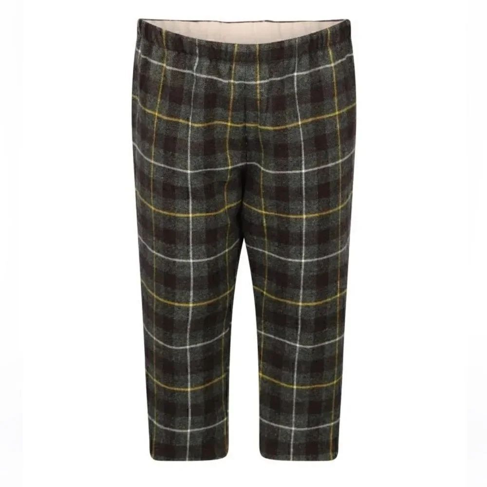 Bonpoint Dandy Green Plaid Pants, New NWT, Checkered, 18 mo